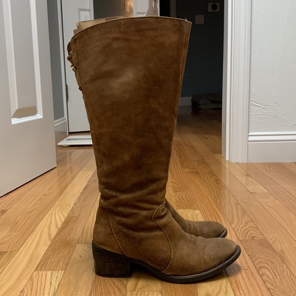 Born‎ Felicia Wide Shaft Rust Boot - Picture 1 of 7